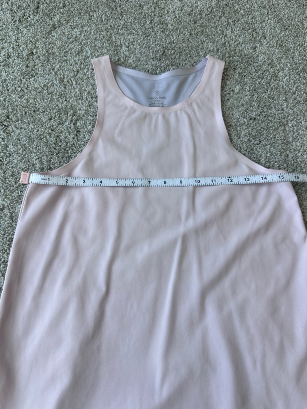 Sweaty Betty Pink Racerback Tank Top Athletic Workout Gym Activewear - Picture 6 of 7